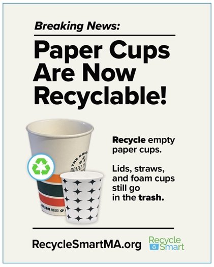 Paper cups can now be recycled!