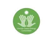 Green Energy Committee logo showing two joined hands in a green circle.