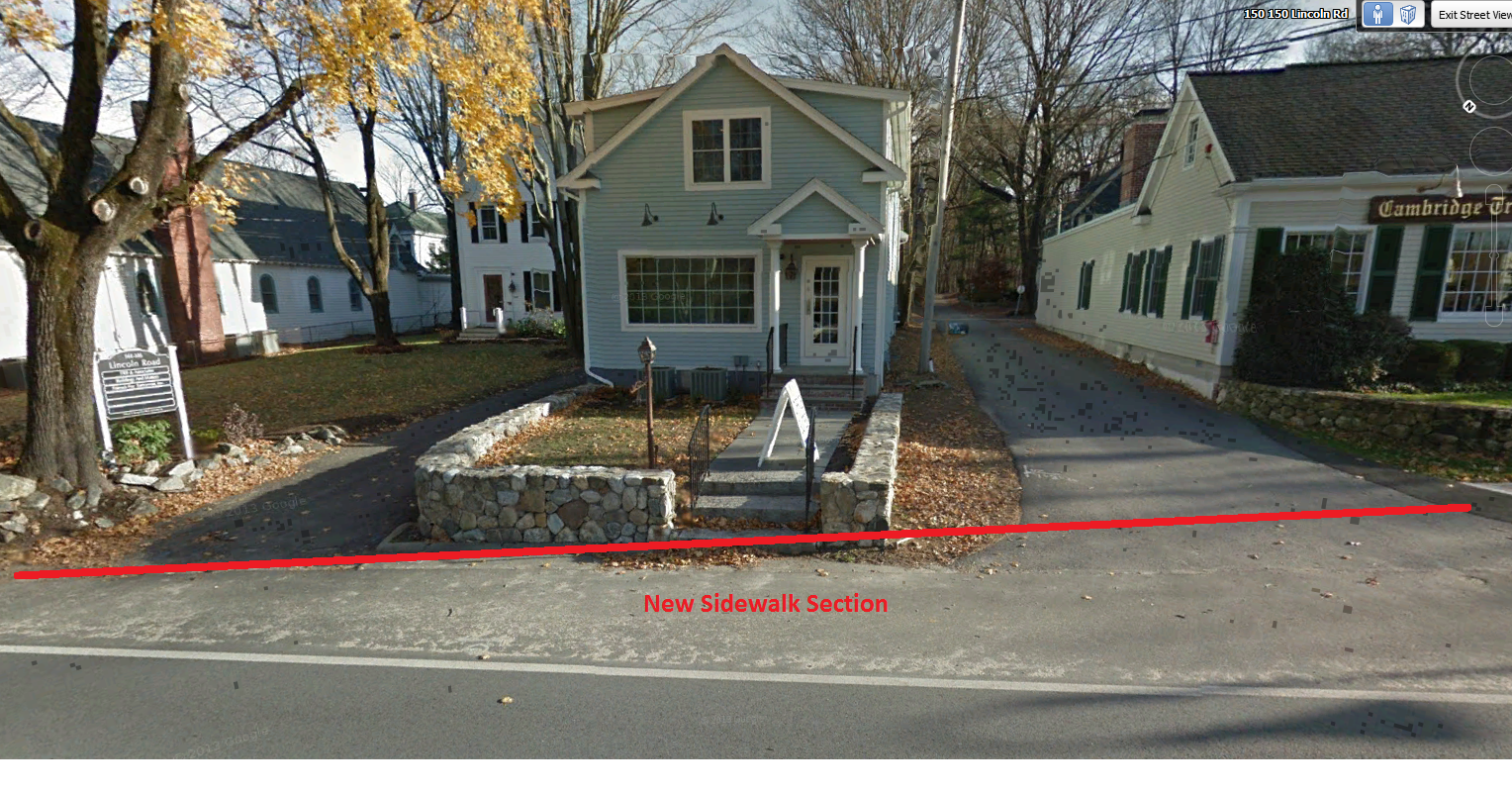 New Sidewalk Section Lincoln Station