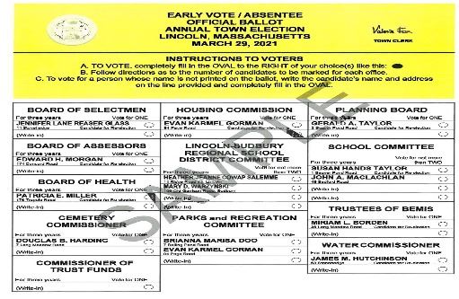 Ballot 3.29.21 (Website Sample)
