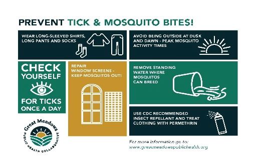 Tick and Mosquito Prevention - Postcard
